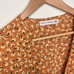 Faithfull the Brand Floral Wrap Dress